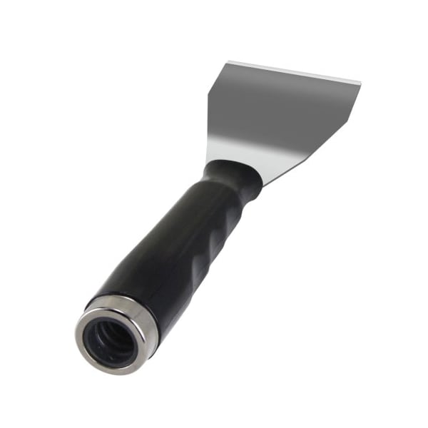 Warner 3 in SS Bent Pole Scraper w/ Threaded Handle 10737 - main